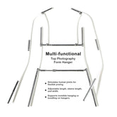 Long-Sleeve and Short-Sleeve Dual-Purpose Clothing Photography Styling Hanger